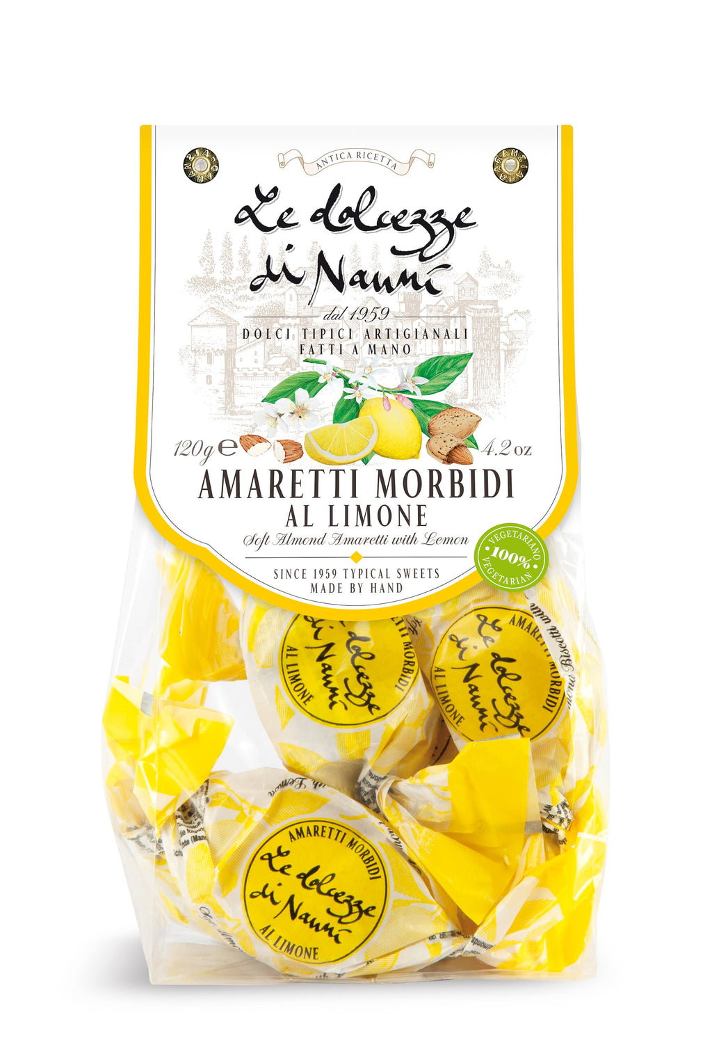 Amaretti Morbidi limone fatto in Italia con Amore