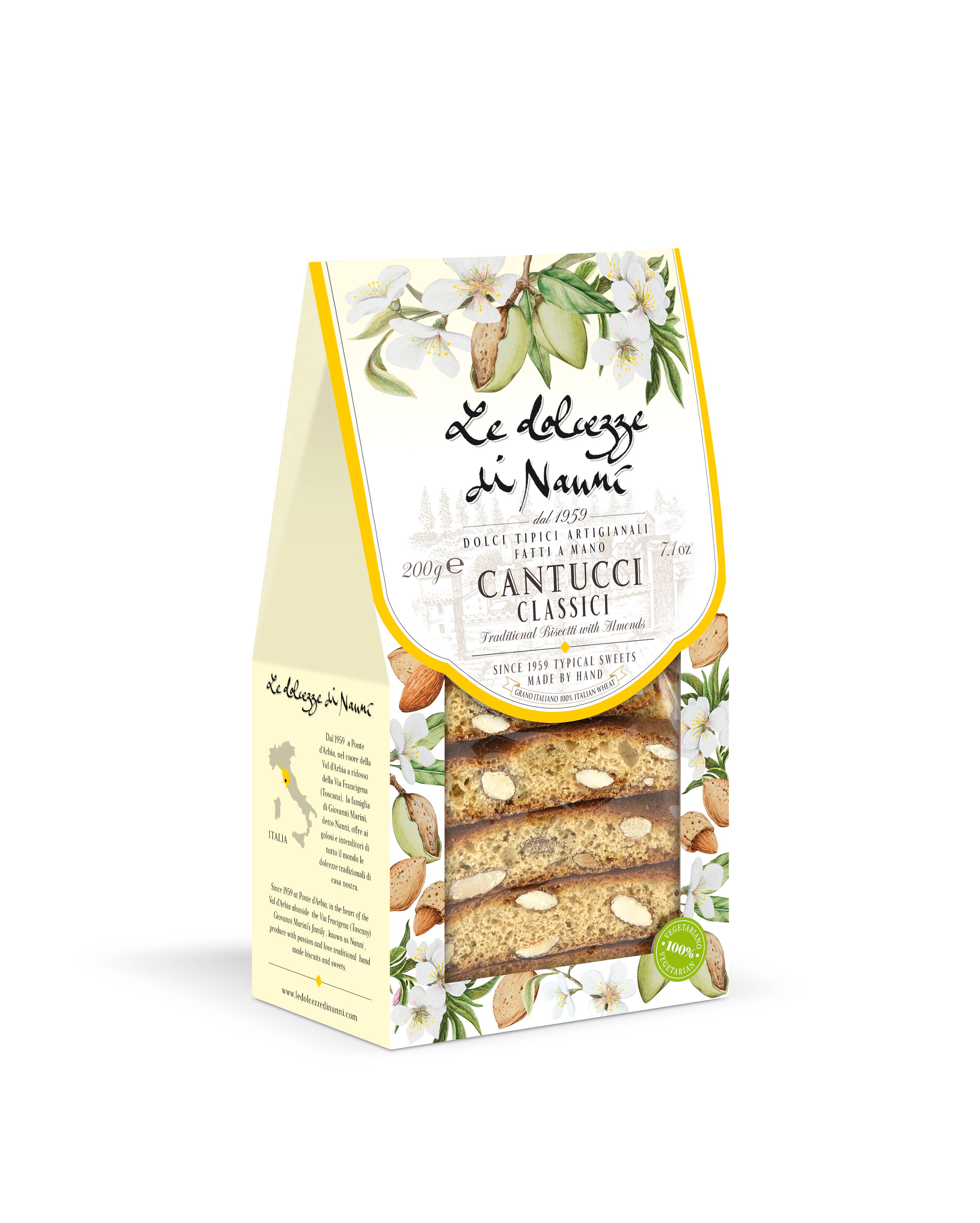 5002 Cantucci Biscotti alla mandorla fatti a mano, Italia, T