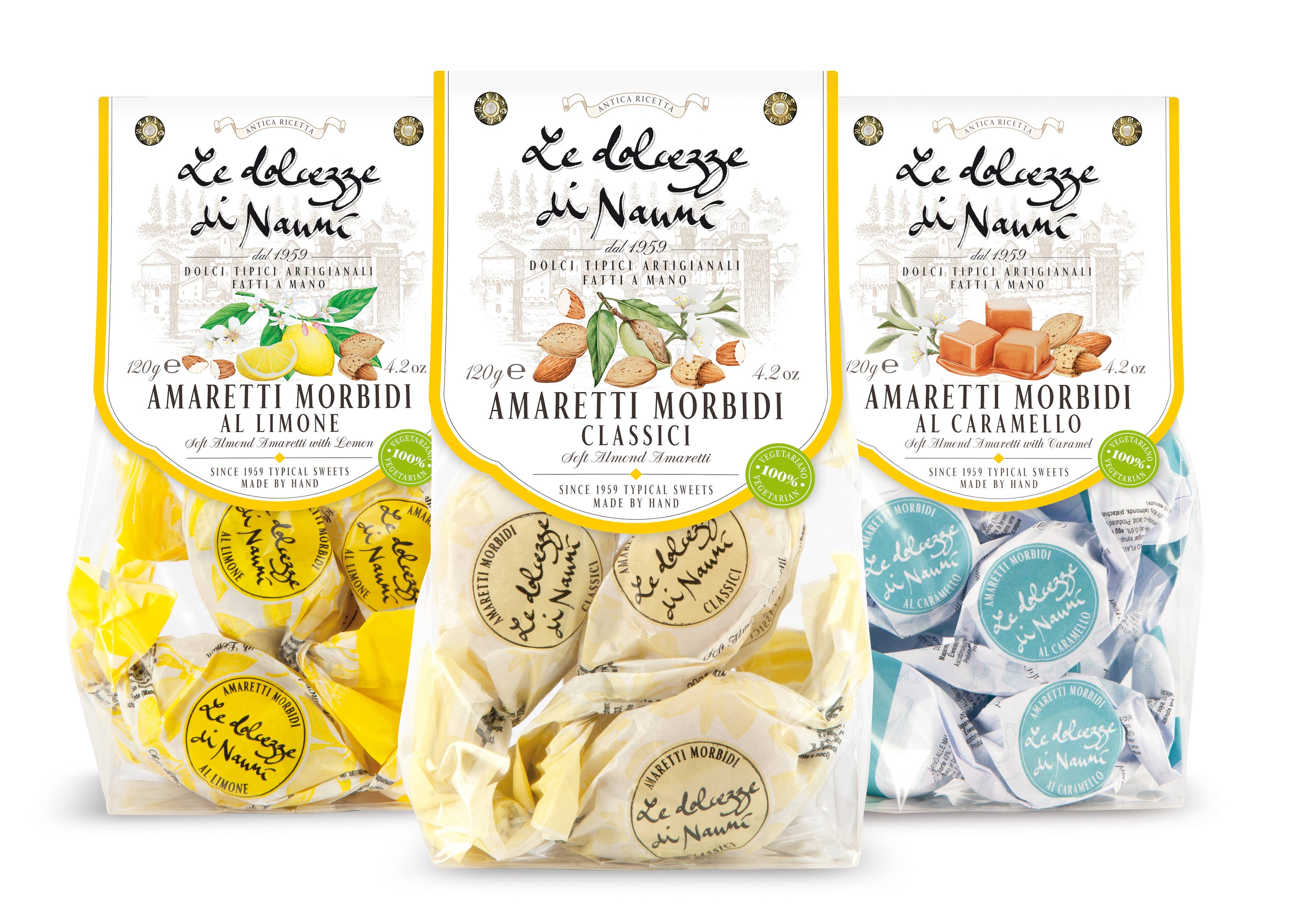 Amaretti Morbidi limone fatto in Italia con Amore