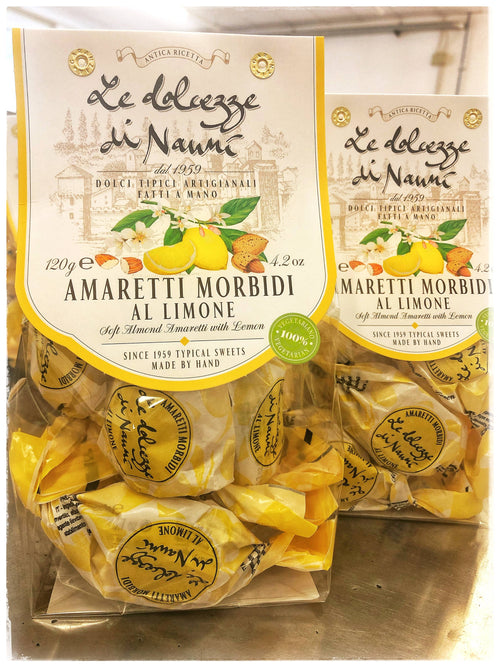 Amaretti Morbidi limone fatto in Italia con Amore